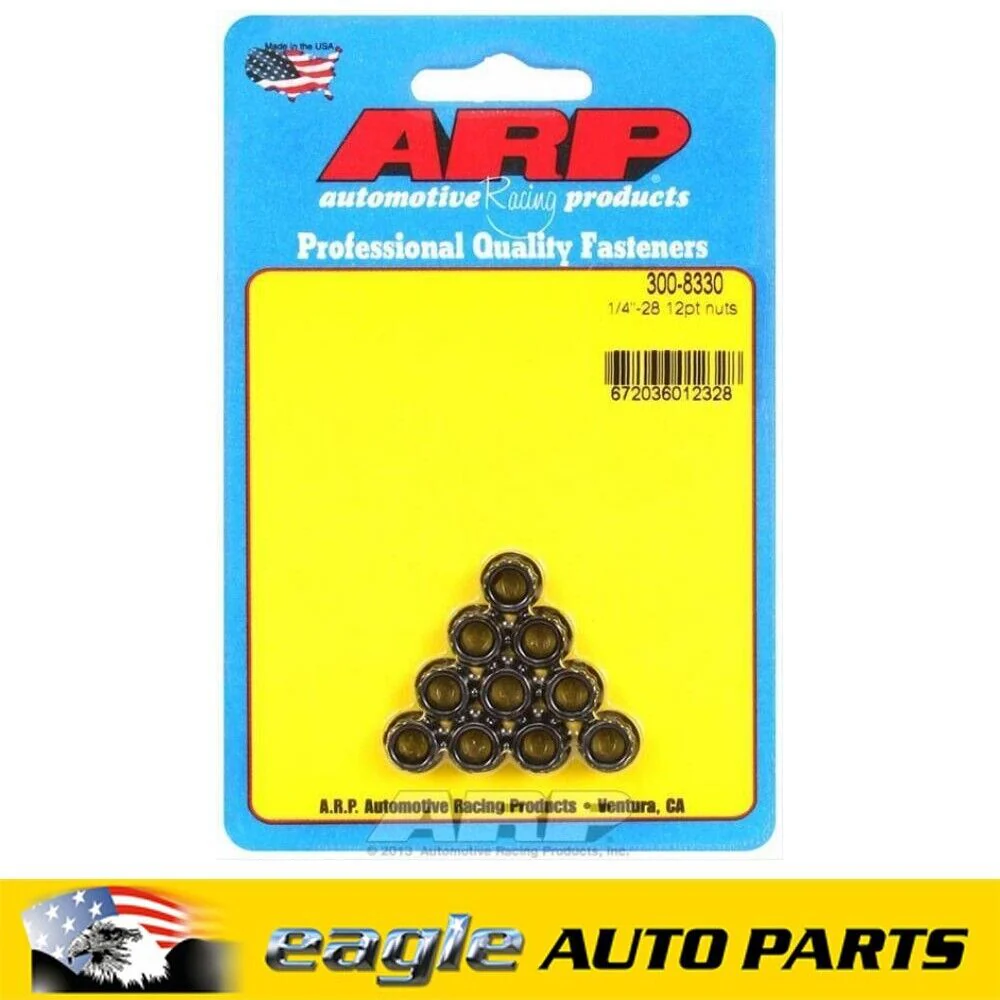 ARP 12-Point Nuts 1/4 in.-28 RH Thread   # 300-8330