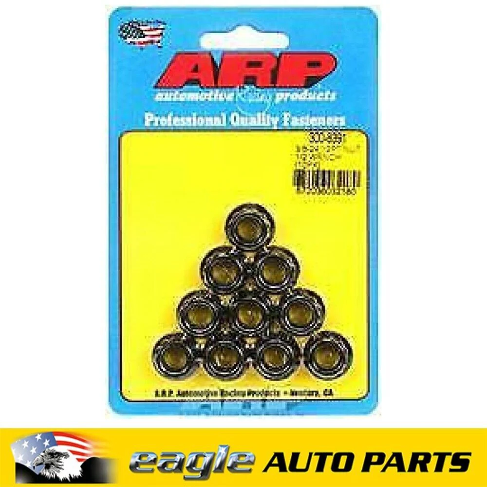 ARP 12-Point Nuts 3/8 in.-24 RH Thread, Pack of 10 # 300-8391