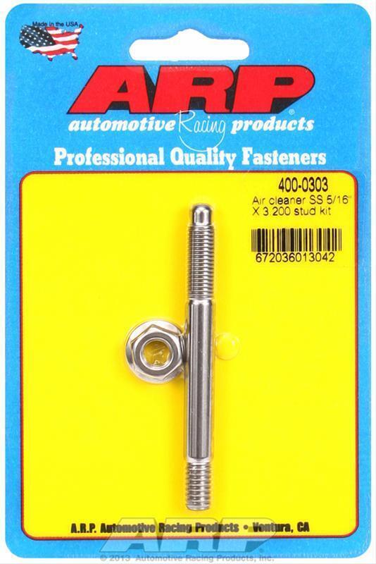 ARP Air Cleaner Studs Stainless Steel, 5/16 in.-18 Thread, 3.2 in. # 400-0303