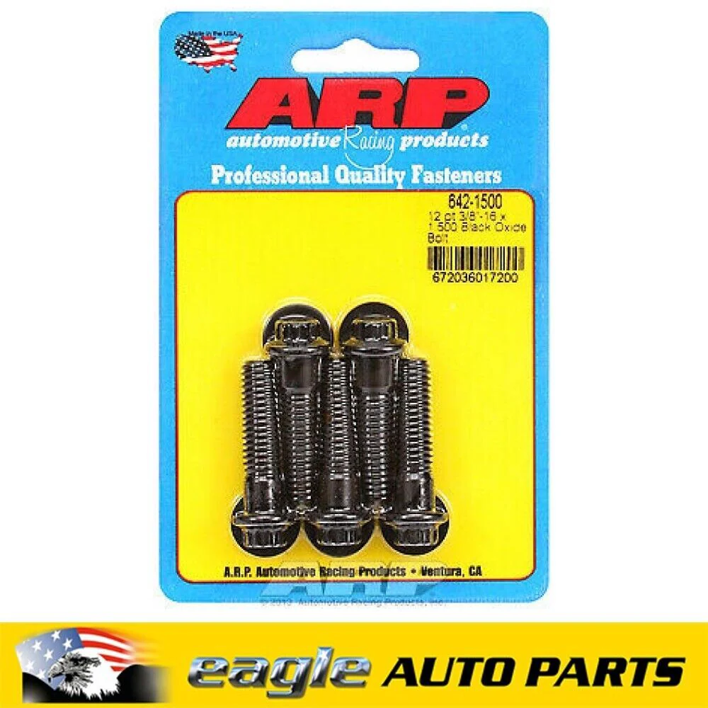 ARP Chromoly Bolts 3/8 in.-16 RH Thread, 1.500 in. UHL # 642-1500
