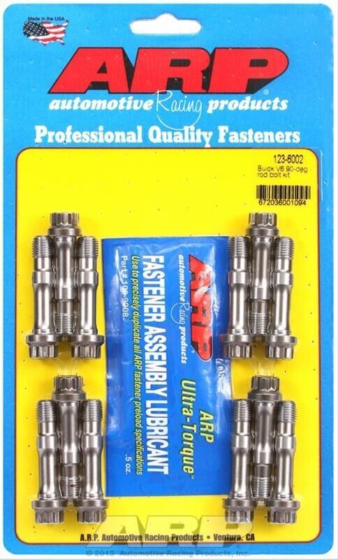 ARP Pro Connecting Rod Bolts Chromoly Buick 3.8L V6 Set of 12 # 123-6002
