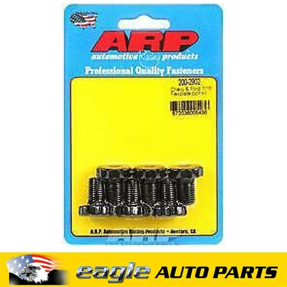 ARP Pro Series Flexplate Bolt Kit 7/16in -20 RH, .680 in Chev Ford # 200-2902