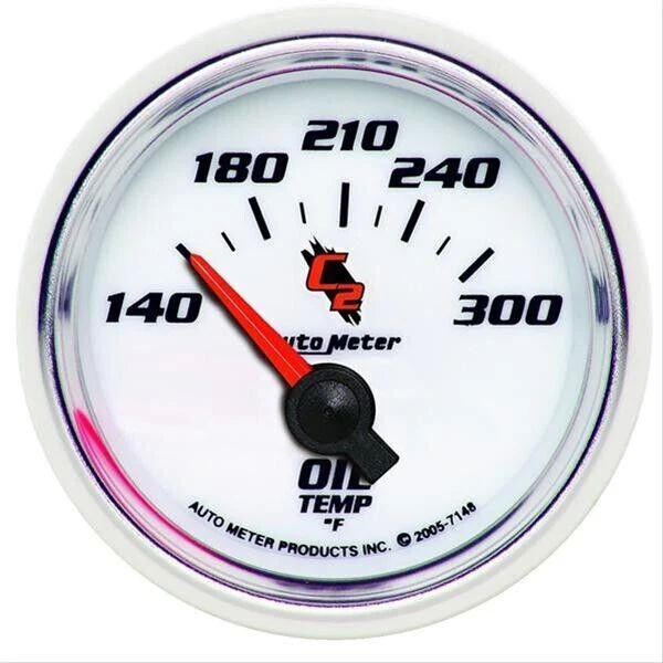 AutoMeter C2 Analog Gauge Oil Temperature 2 1/16 in # AU7148