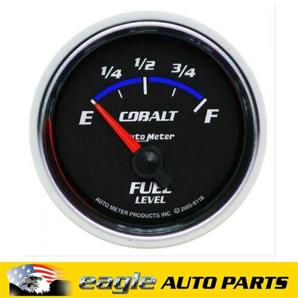 AutoMeter Cobalt Analog Gauge Fuel Level 2 1/16 in # AU6116