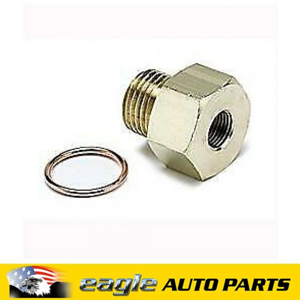 AUTOMETER OIL PRESSURE ADAPTER M16 x 1.5 MALE to 1/8" NPT FEMALE # AU2268