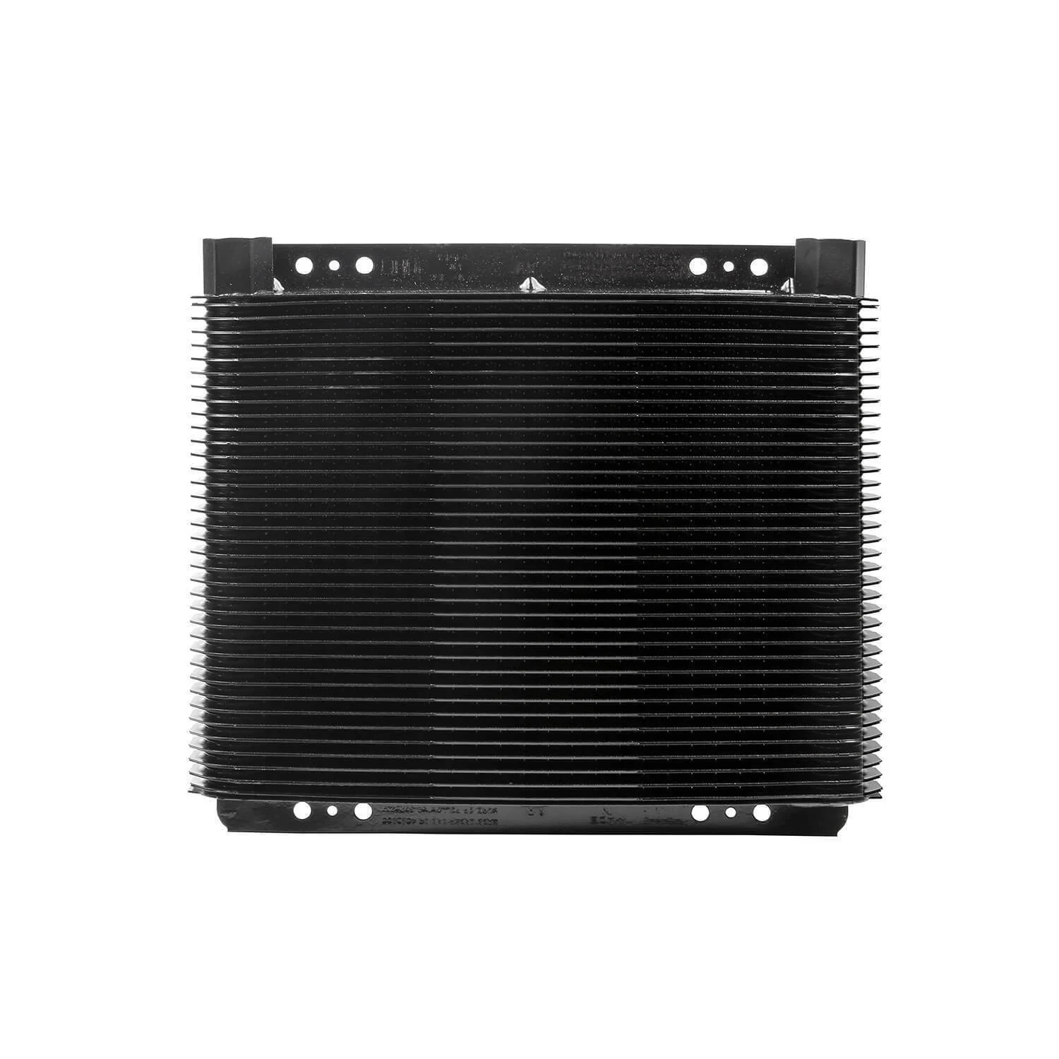 B&M Black 11" x 8" Aluminum Transmission Super Cooler Oil Cooler # BM70266