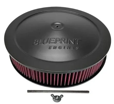 BluePrint Engines Air Cleaner Assembly With Flat Base - 14" Black # BPP143BK - Image 3