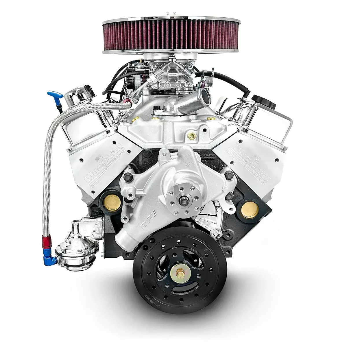 BluePrint Engines Chev 350 Deluxe Dressed Crate Engine 390hp # BP3505CTCD - Image 3