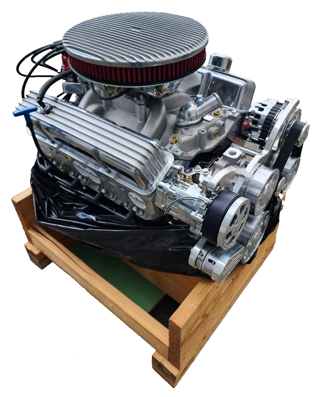BluePrint Engines Chev 400 Stroker Crate Engine 508HP Serpentine Kit BP4002CTCKV - Image 2