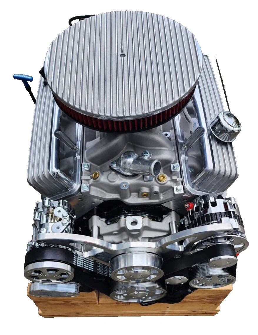 BluePrint Engines Chev 400 Stroker Crate Engine 508HP Serpentine Kit BP4002CTCKV - Image 3
