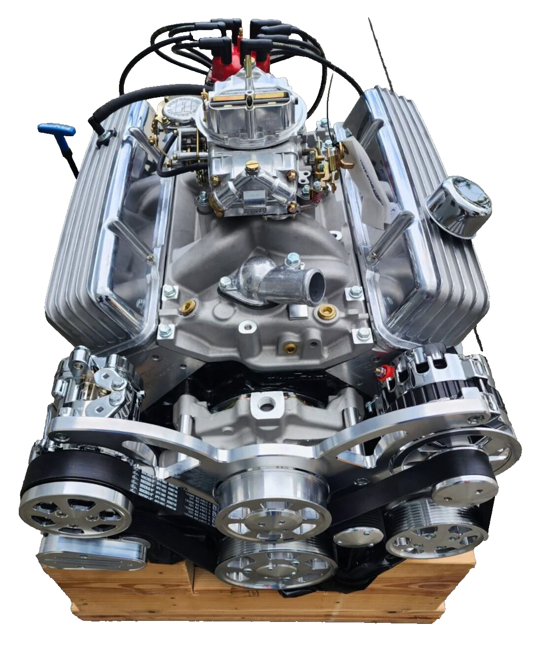 BluePrint Engines Chev 400 Stroker Crate Engine 508HP Serpentine Kit BP4002CTCKV - Image 4