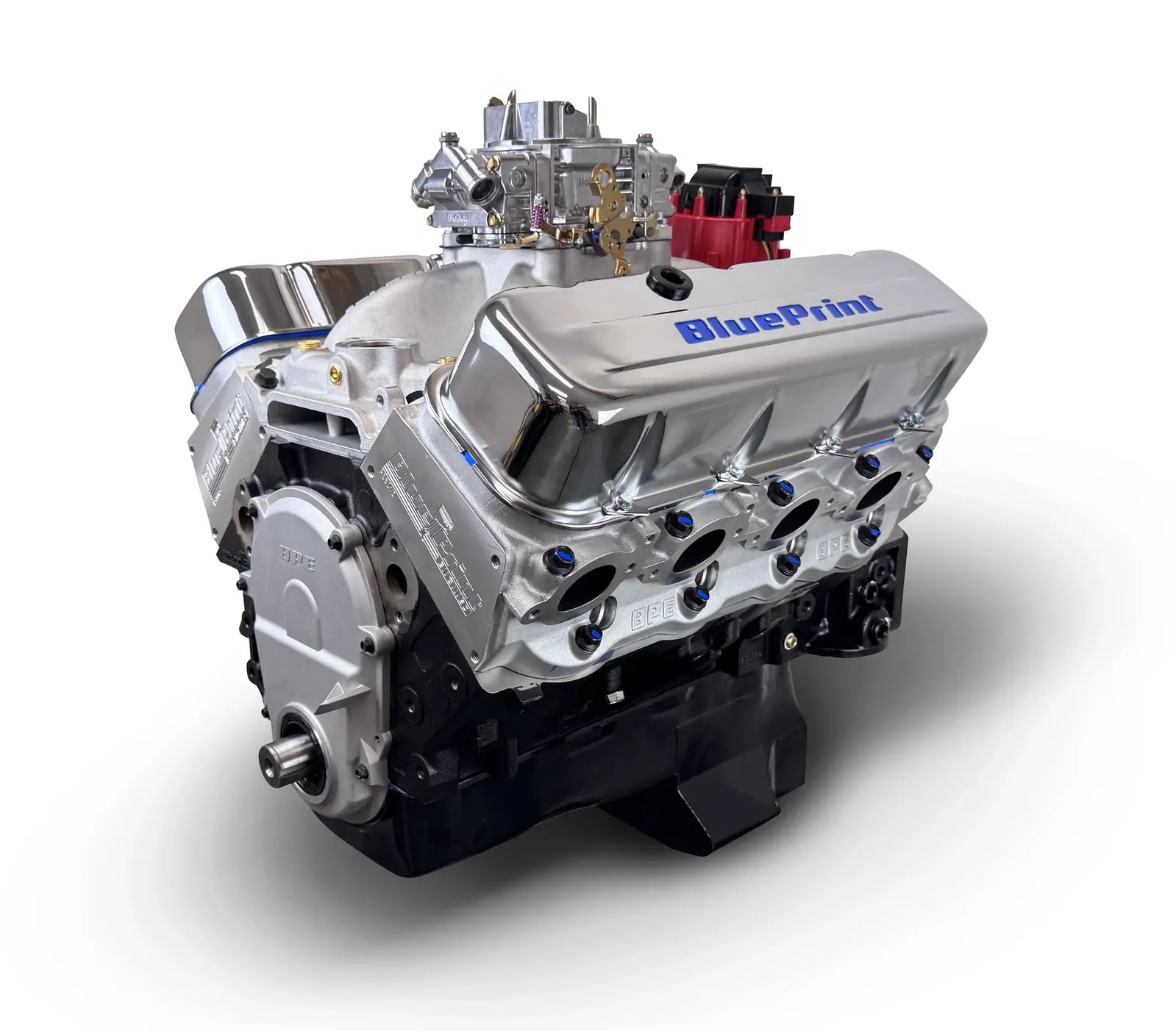 BluePrint Engines Chev 496, 600HP Stroker Base Crate Engine Dressed # BP4967CTC - Image 3