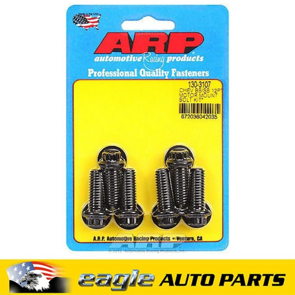 CHEV 262 327 350 396 454 SBC BBC ARP 12pt Motor mount bolt kit   #  130-3107
