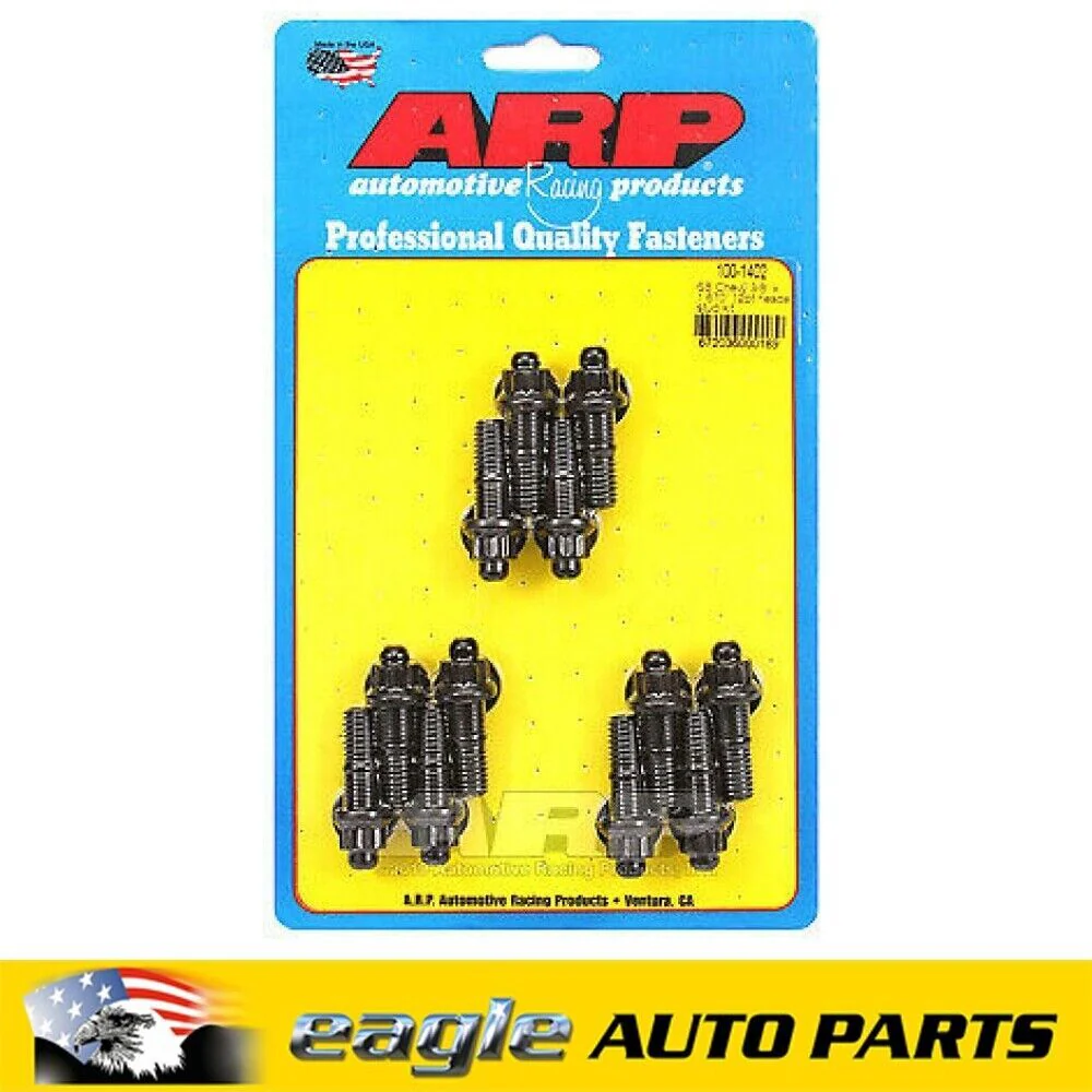 CHEV 283 307 327 350 383 400 CHEVROLET 12PT HEADER STUD KIT . ARP # 100-1402