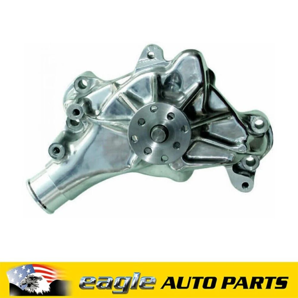 Chev 283 307 327 350 V8 High Flow Polished Long Nose Alloy Water Pump  # 67264