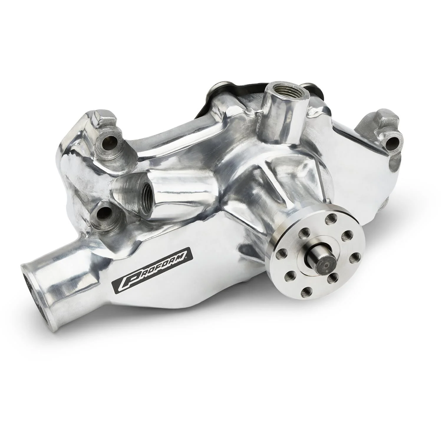 Chev 283 307 327 350  V8 High Flow Polished Short Nose Alloy Water Pump  # 68244