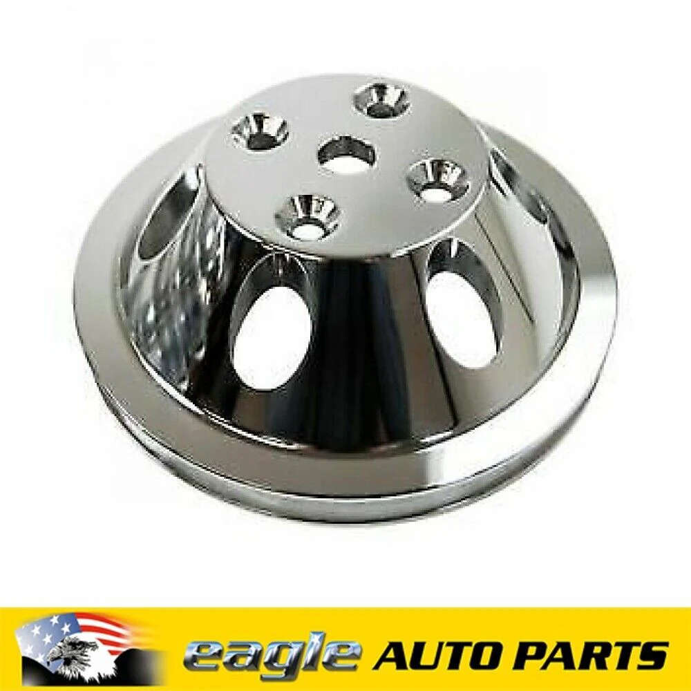 CHEV 327 350 383 400 SMALL BLOCK ALUMINUM BILLET TOP LWP SINGLE PULLEY # 9482P