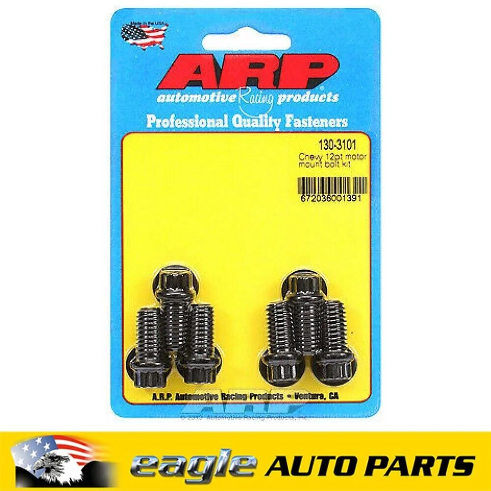 Chev 350 454 Small Block Big Block ARP Motor Mount Bolt Kit  # 130-3101