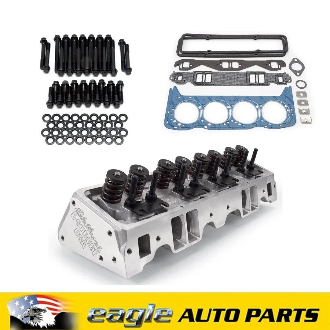Chev 350 Early Engines Edelbrock E-Street Cylinder Heads # ED2240