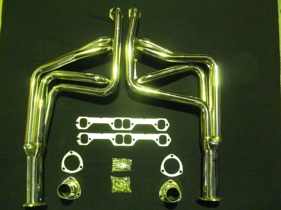 CHEV 350 SBC HOLDEN HQ HJ HX HZ WB POLISHED STAINLESS 4 to 1 EXTRACTORS # RS5315
