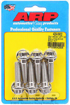 Chev 350 V8 V6 ARP Bellhousing Bolt Kit 3/8-16 in. Thread # 429-0902