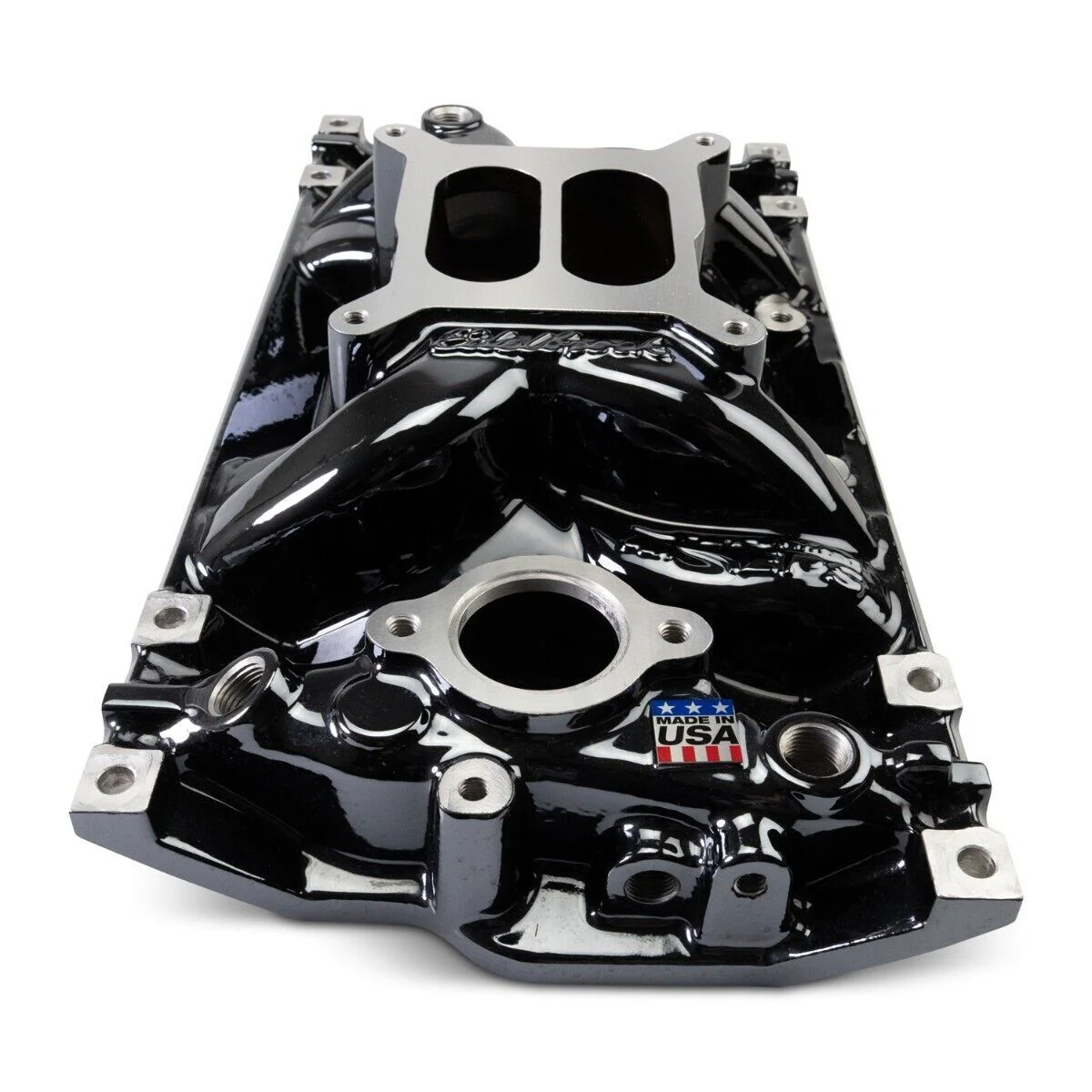Chev 350 Vortec Edelbrock Performer EPS Intake Manifold Black Plasma ED2716-CP - Image 2