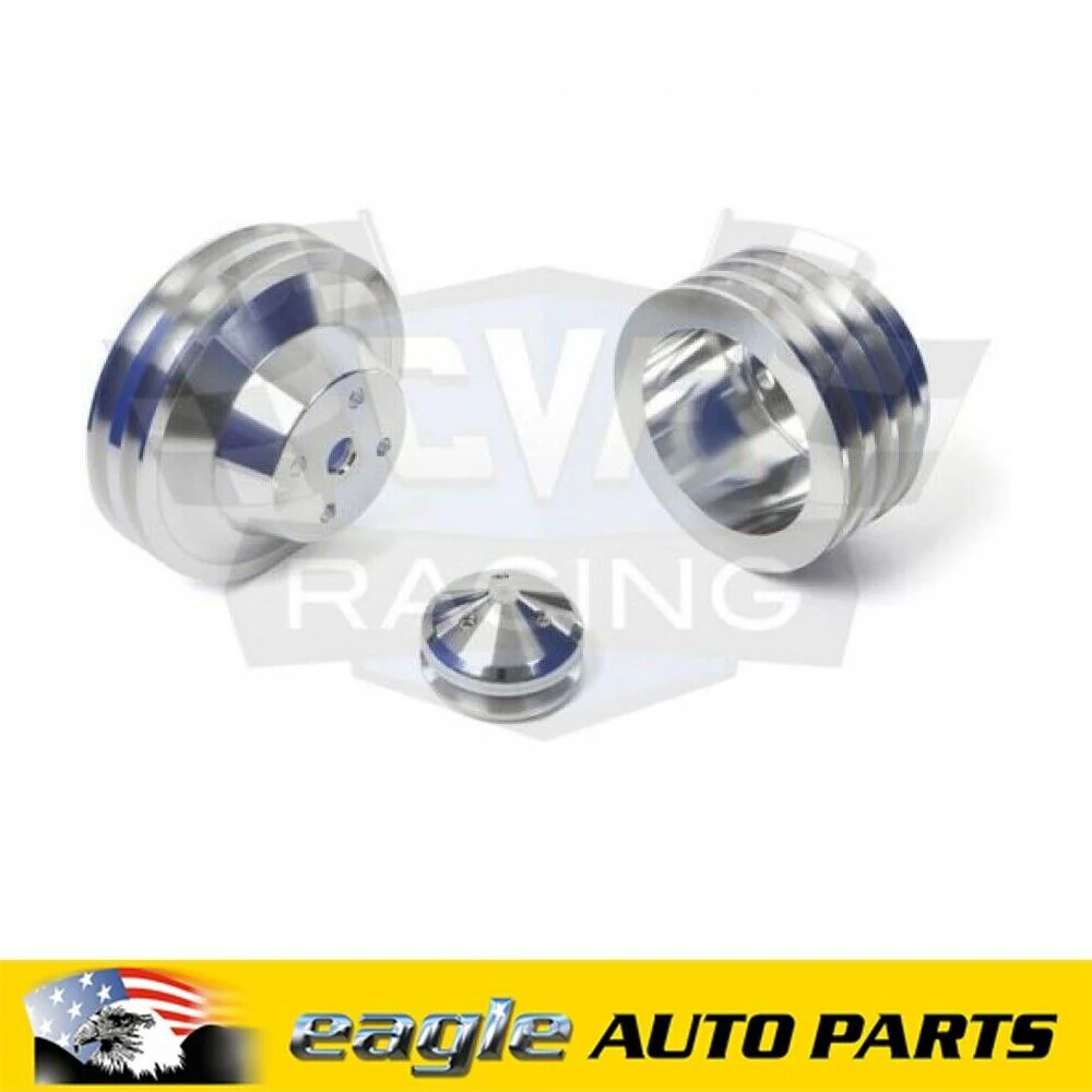 Chev 396 427 454 CVF Racing Billet Pulley Kit Long Water Pump  # BBCL23KIT-HF
