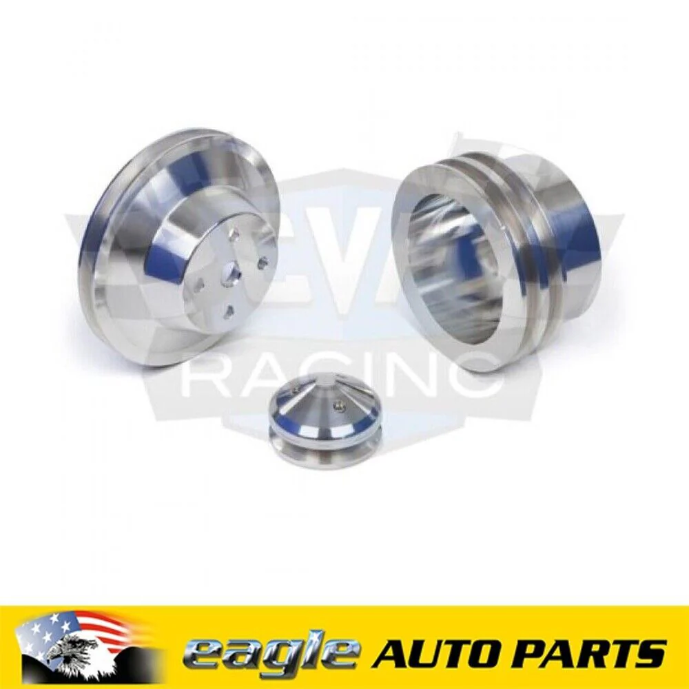 Chev 396 427 454 CVF Racing Billet Pulley Kit Long Water Pump  # BBCL2KIT
