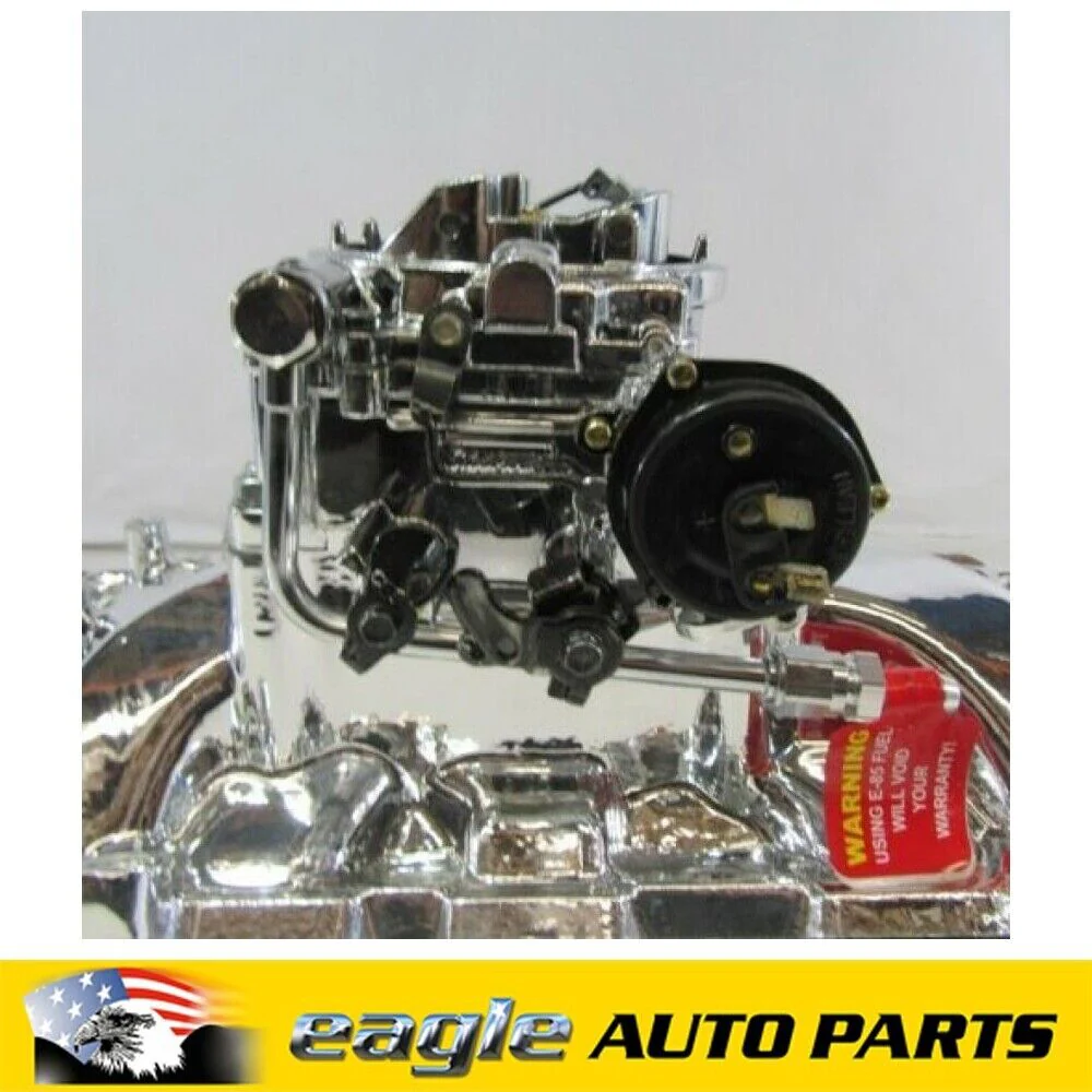 Chev 396 454 Big Block Edelbrock Performer Intake Manifold & Carby Kit # ED20624 - Image 4
