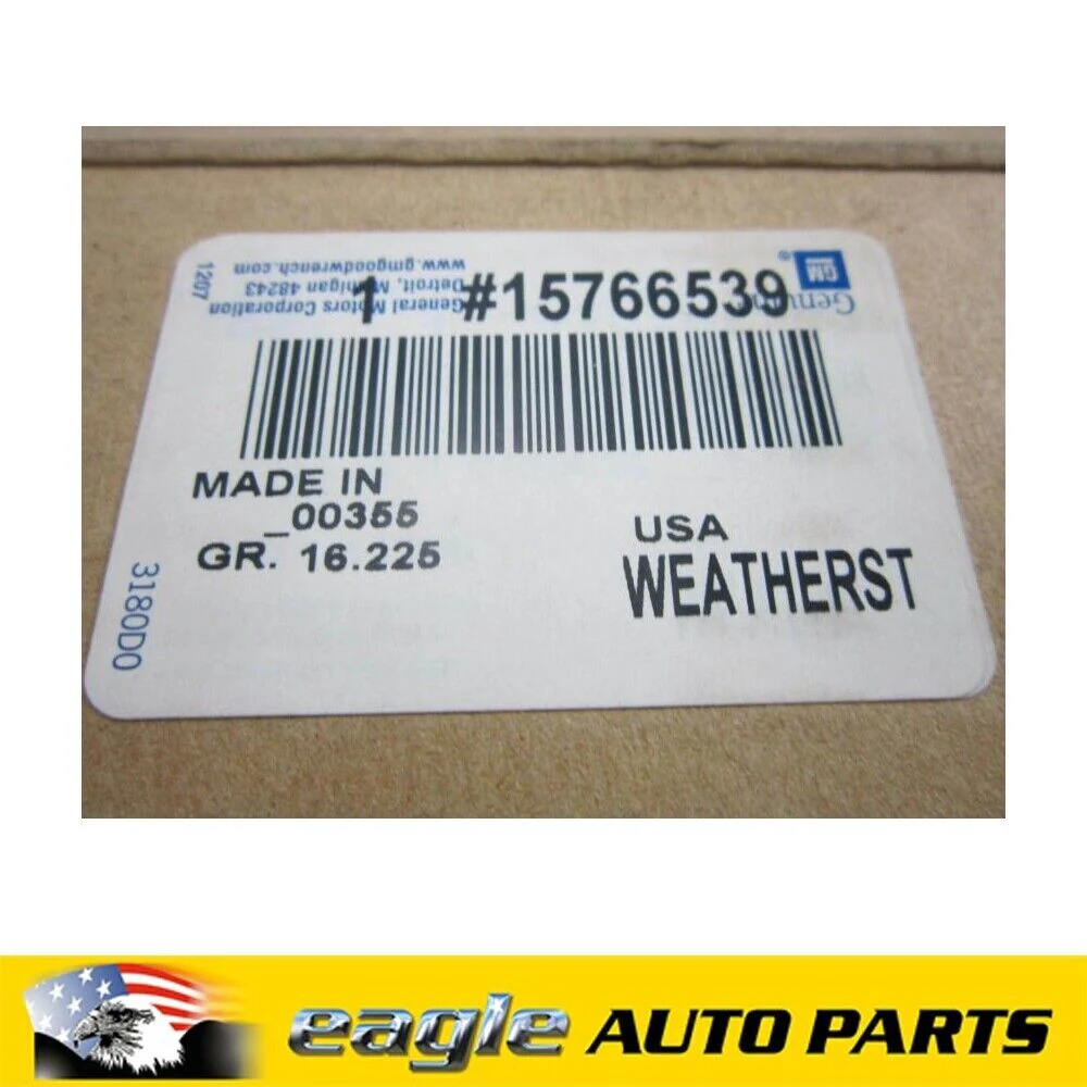 CHEV 88-98 C/K TRUCK CREW CAB REAR LH RH REAR DOOR WEATHERSTRIP SEAL # 15766539 - Image 2