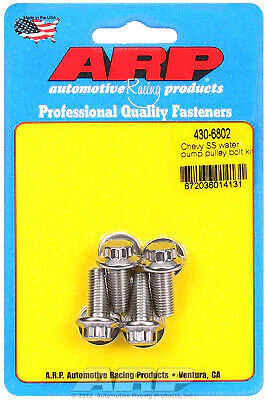 Chev ARP Water Pump Pulley Bolt Kits # 430-6802