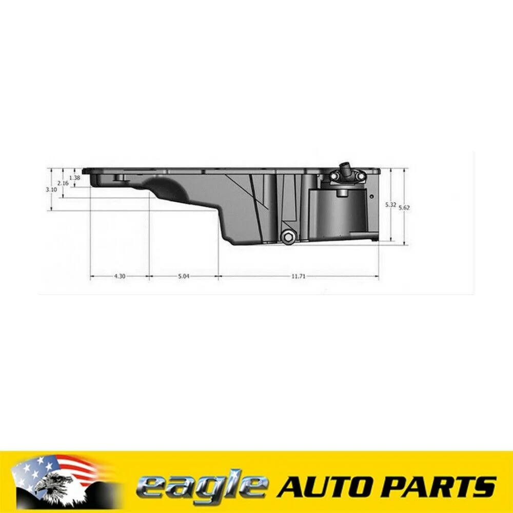 Chev Camaro Gen 3 Rear Hump Oil Pan Sump Also suits HQ Holden 12558762 12628771 - Image 2