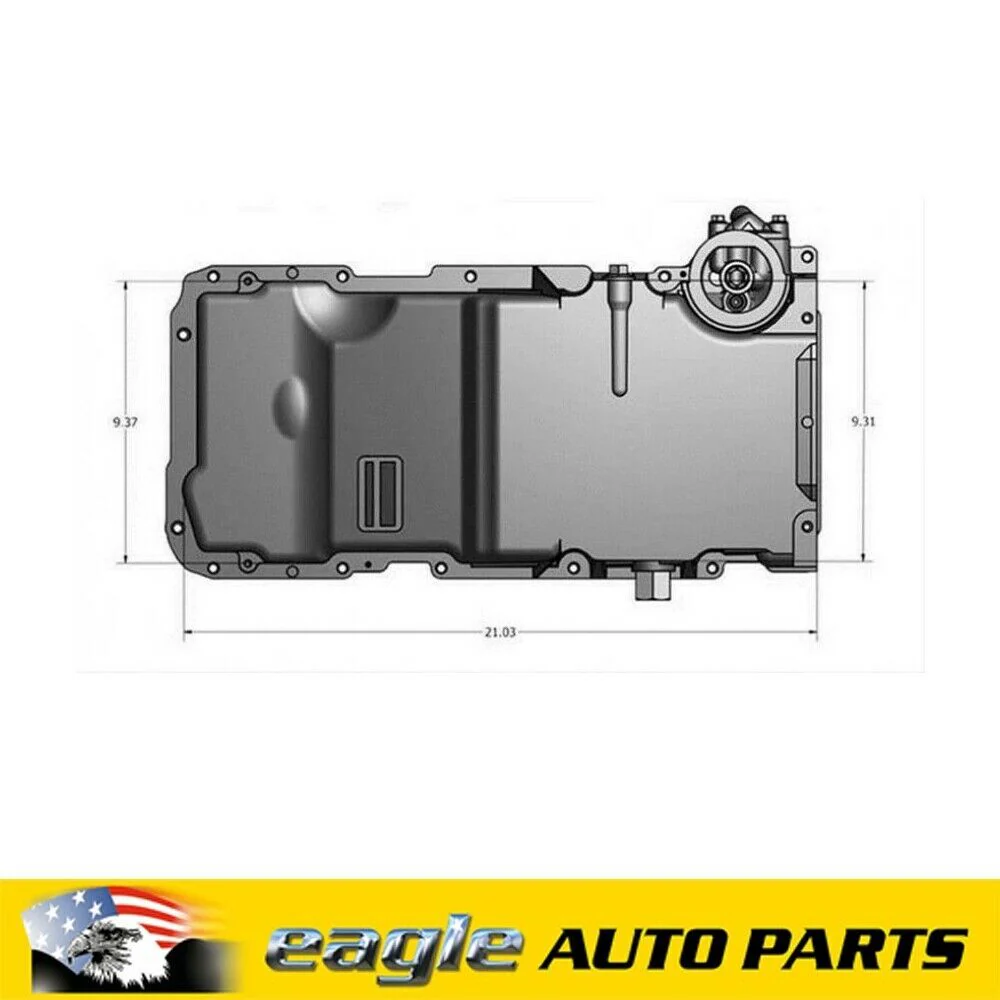 Chev Camaro Gen 3 Rear Hump Oil Pan Sump Also suits HQ Holden 12558762 12628771 - Image 3