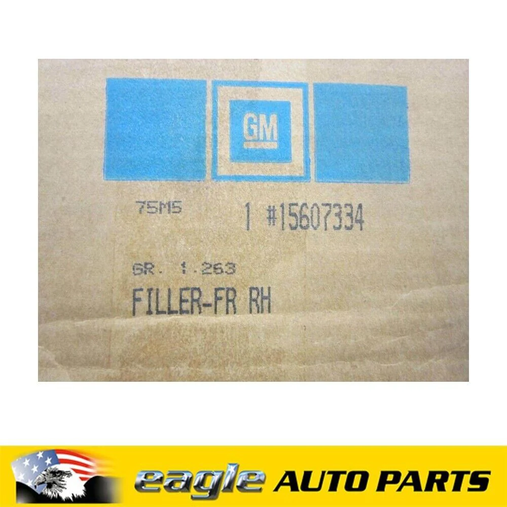 CHEV GMC 88 89 90 91 92 93 94 GRILL LOWER END R/H FILLER  # 15607334 - Image 2