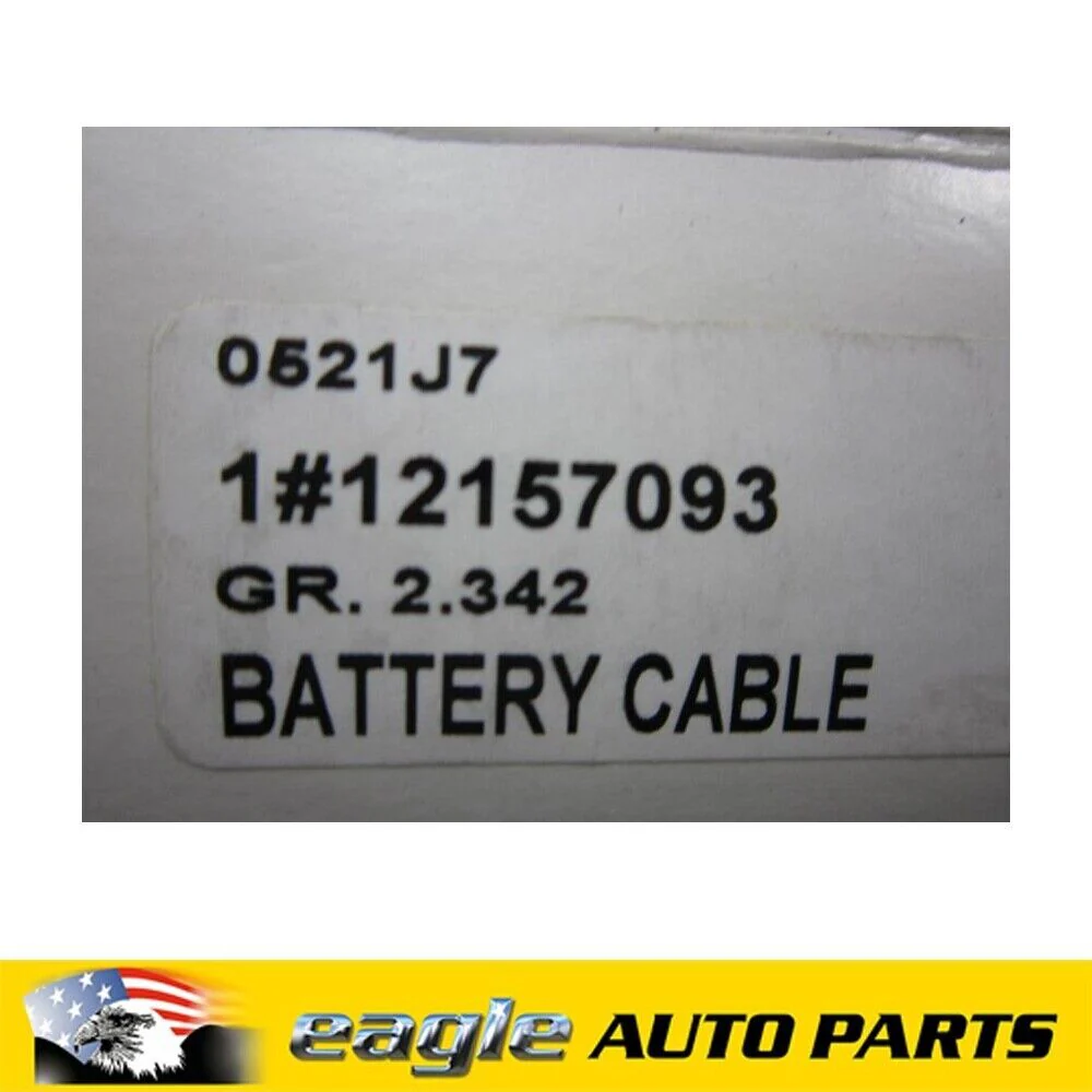 CHEV  GMC C1500 C2500 95 96 97 98 5.7 V8 POSITIVE BATTERY CABLE LEAD # 12157093 - Image 2