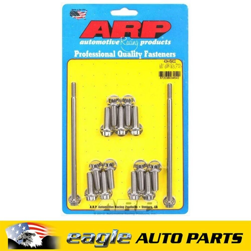 Chev Holden 350 5.7L LS1 / LS2 ARP Oil Pan Bolt Kit # 434-6902