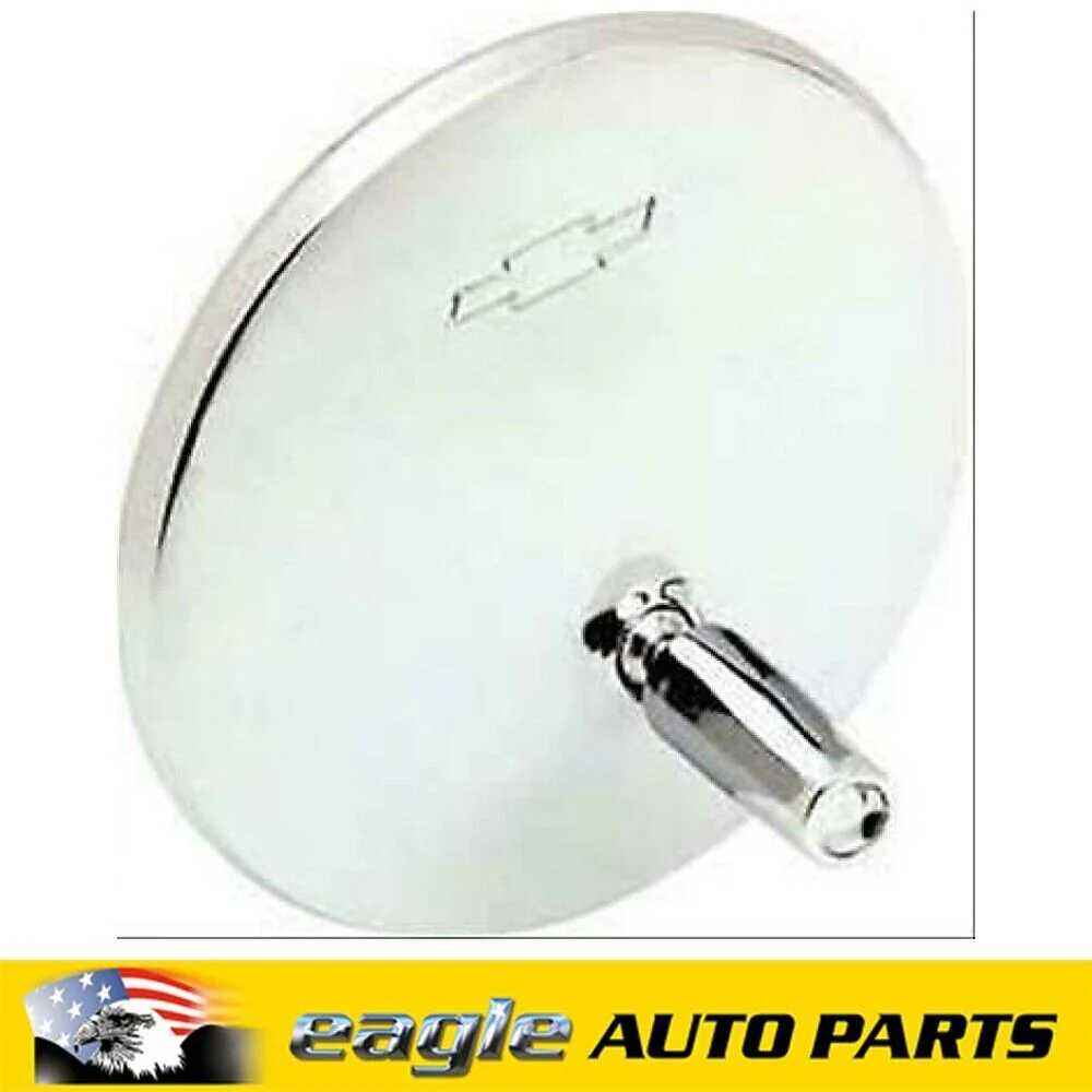 CHEV IMPALA 1968 OUTER MIRROR WITH BOW TIE LOGO (WITHOUT RIBBED BASE) # CM3005