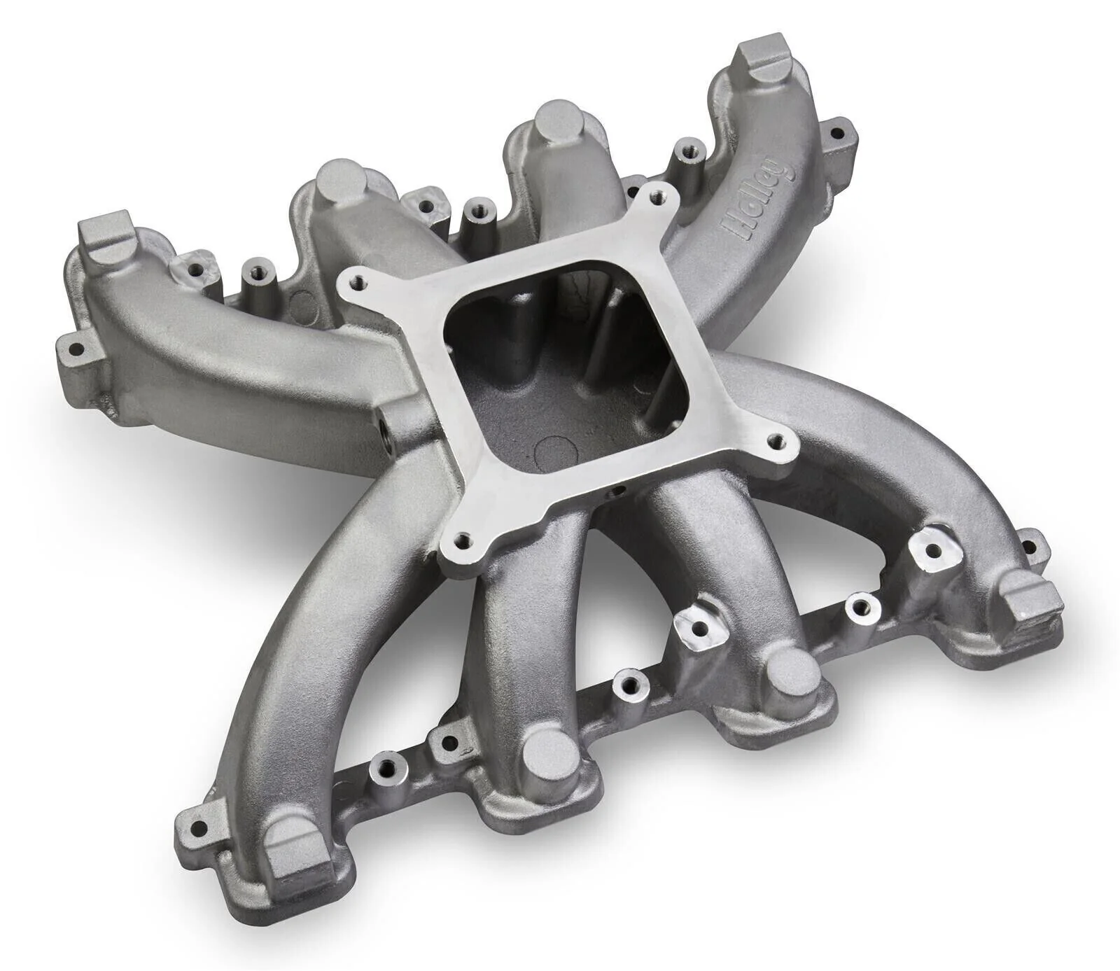 Chev LS3 Holley LS Mid-Rise Carbureted Intake Manifold Rect Port # HO300-131