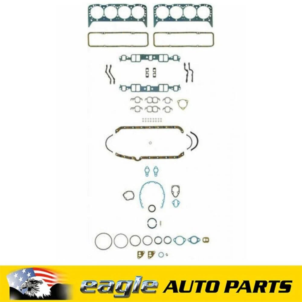 Chev SB 283 307 327 350 Chevrolet Early Fel-Pro Full Gasket Set # AFS7733PT2