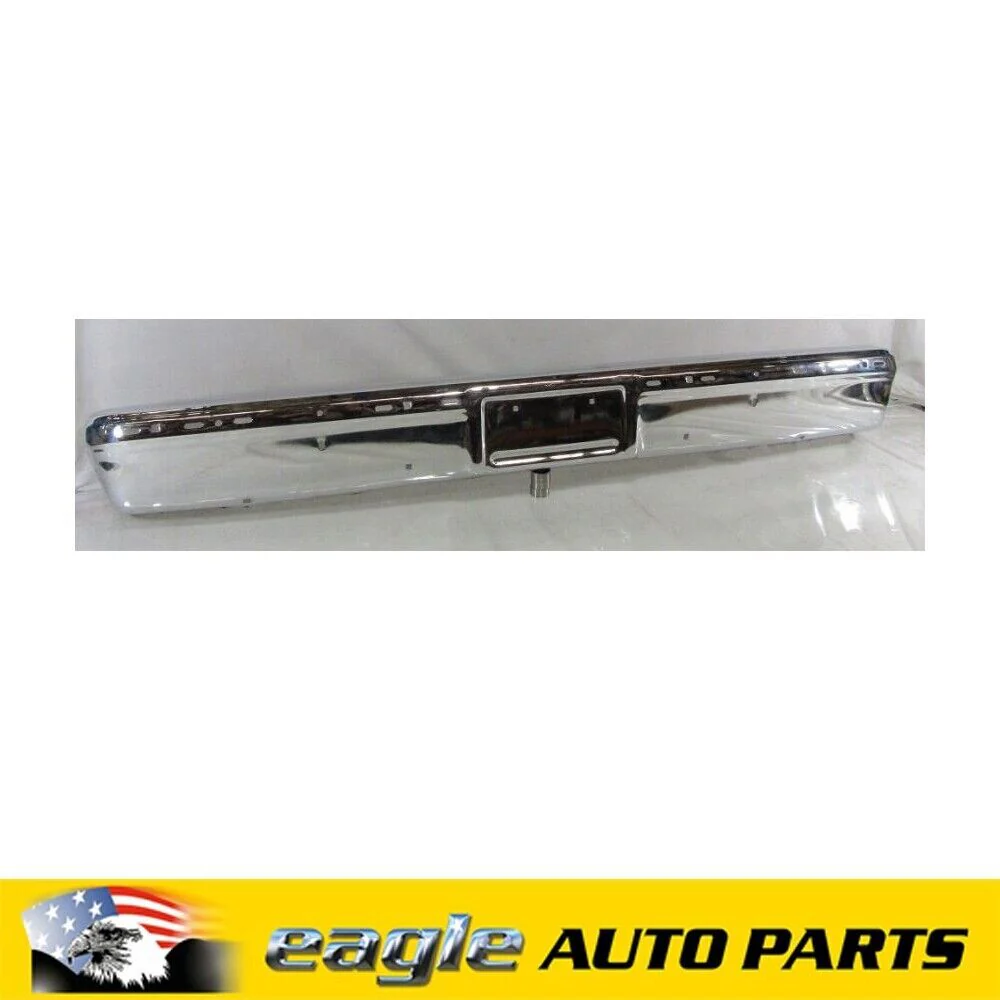 CHEV SUBURBAN 1988 - 1991 GENUINE REAR BUMPER BAR WITH STRIP HOLES  # 14026495 - Image 2