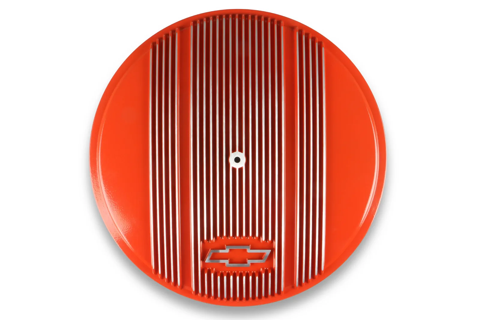 Chev Vintage Series GM Licensed Air Cleaner Factory Orange Machined # 120-168