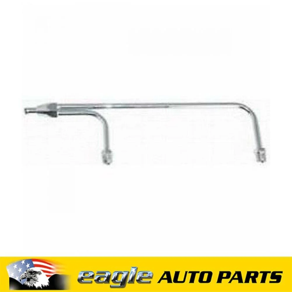 CHROME VAC SECONDARY FUEL LINE TO SUIT HOLLEY CARBIE. CHEV FORD HOLDEN  # R2198X