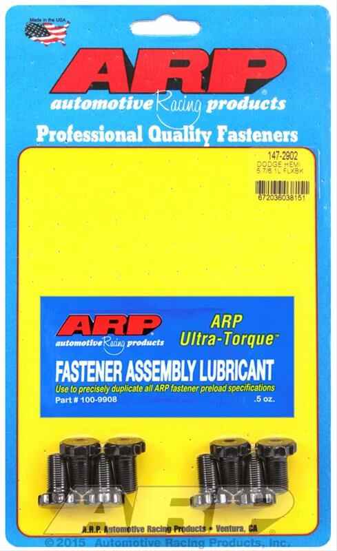 Chrysler Hemi 5.7 6.4 ARP Pro Series Flexplate Bolt Kit # 147-2902