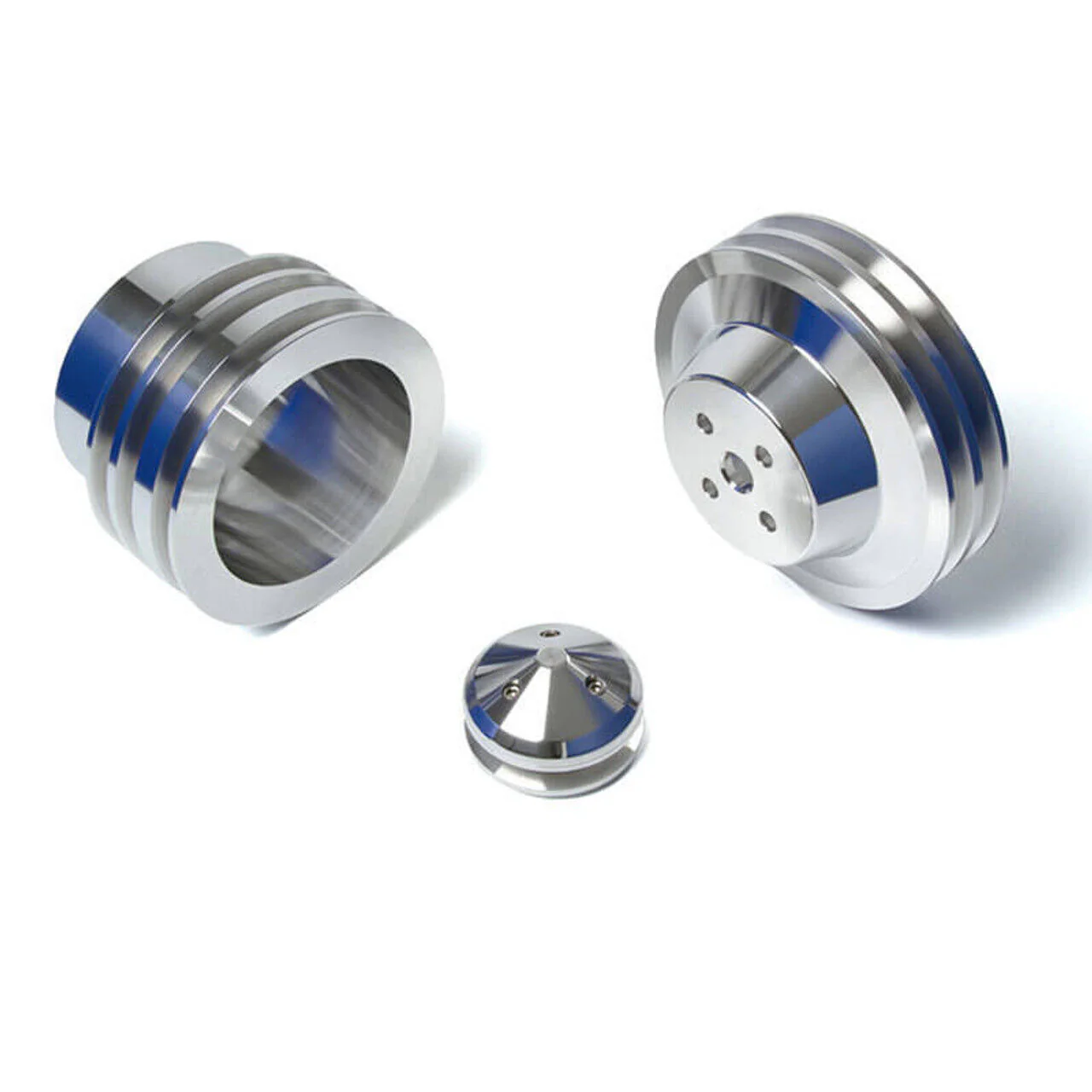 CVF Ford Small Block Pulley Kit A/C (3 Bolt Crank) # SBFE3KIT-HF