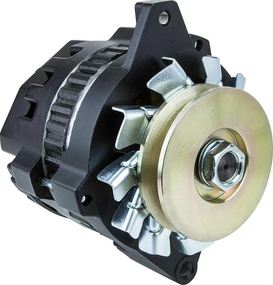 CVR Racing GM Chev Alternator Delco 100amp One Wire Black # CVR7970BK