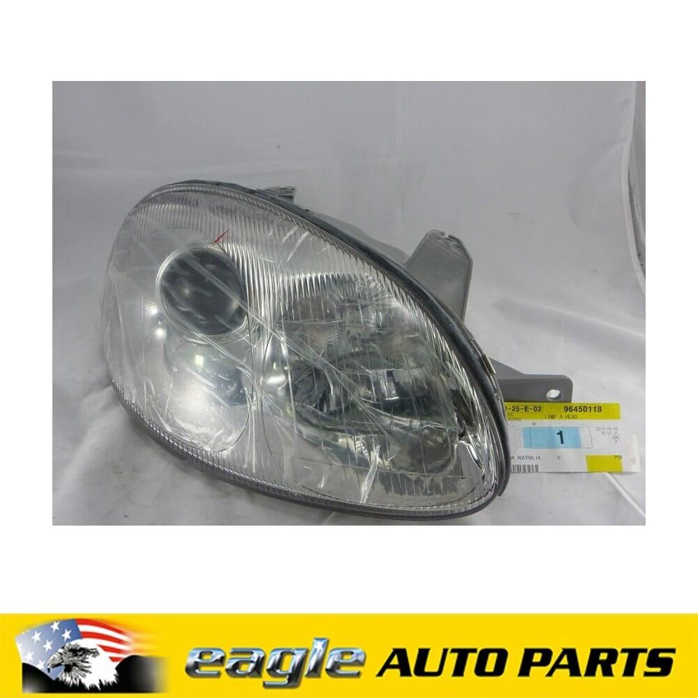 DAEWOO 2002 LEGANZA RIGHT HAND HEADLIGHT ASSEMBLY NOS GENUINE # 96450118