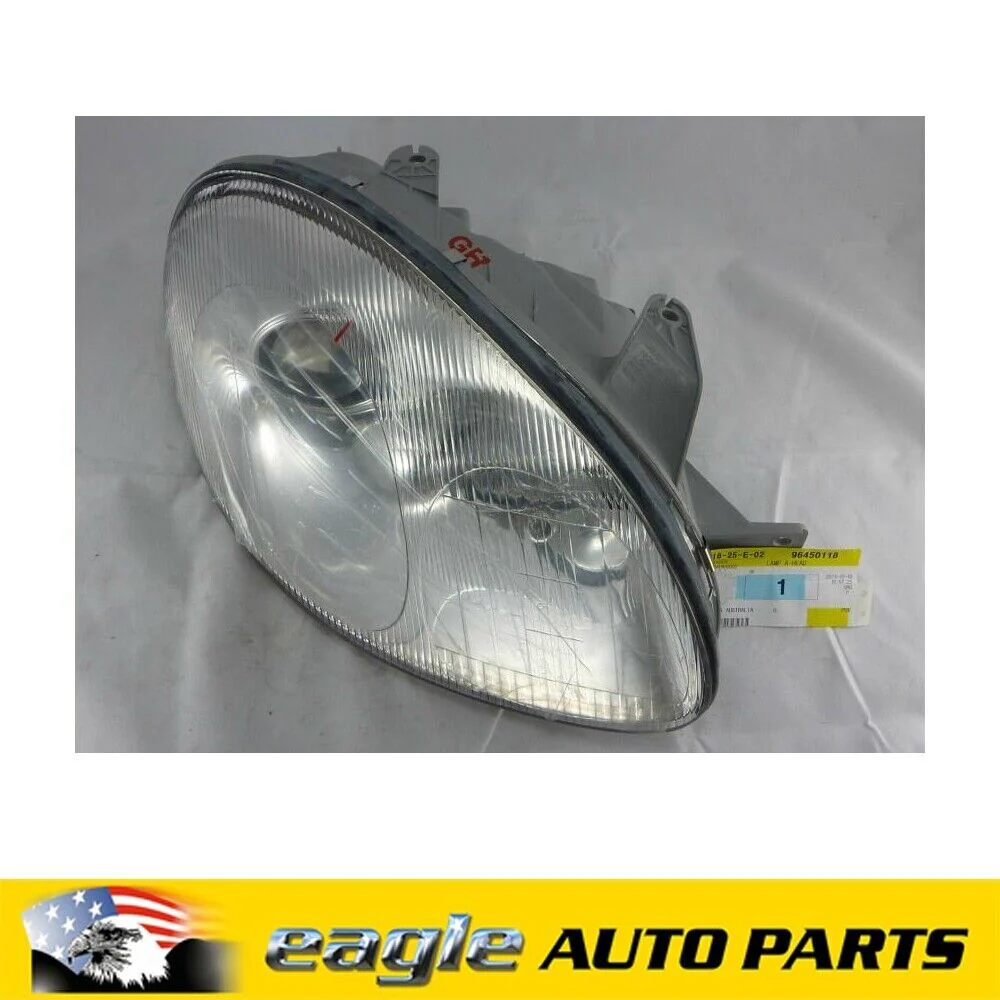 DAEWOO 2002 LEGANZA RIGHT HAND HEADLIGHT ASSEMBLY NOS GENUINE # 96450118 - Image 2
