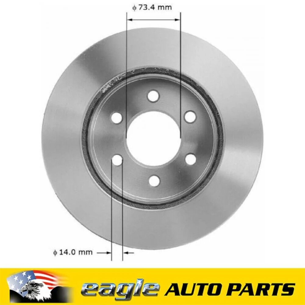 DODGE DURANGO FRONT DISC BRAKE ROTOR 1998 1999 2000 2001 2002   # AR-8738 - Image 2