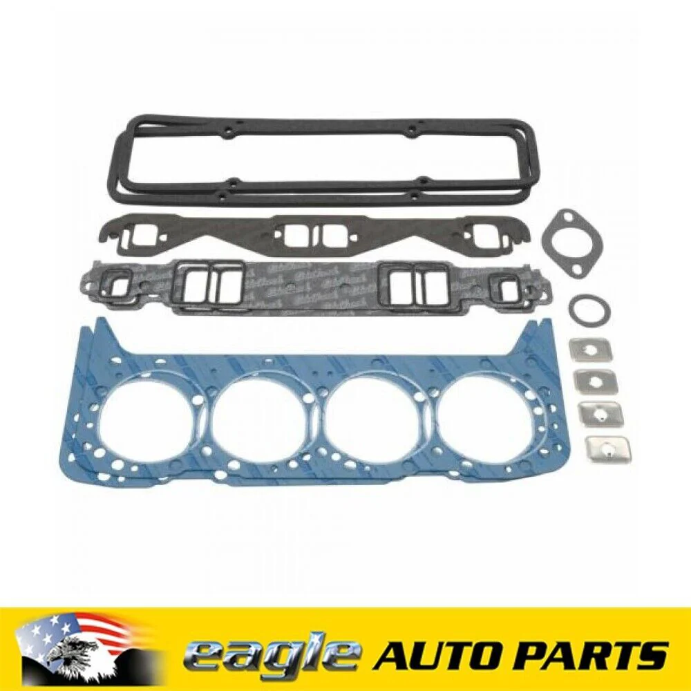 Edelbrock 350 V8 Chev 1958 - 1986 Head Gasket Set  # ED7361