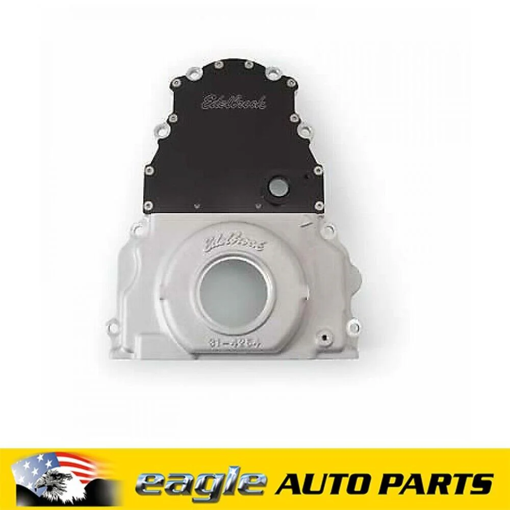 Edelbrock Aluminum 2pce Timing Cover Chev Holden LS2 6.0L Engines  # ED4255